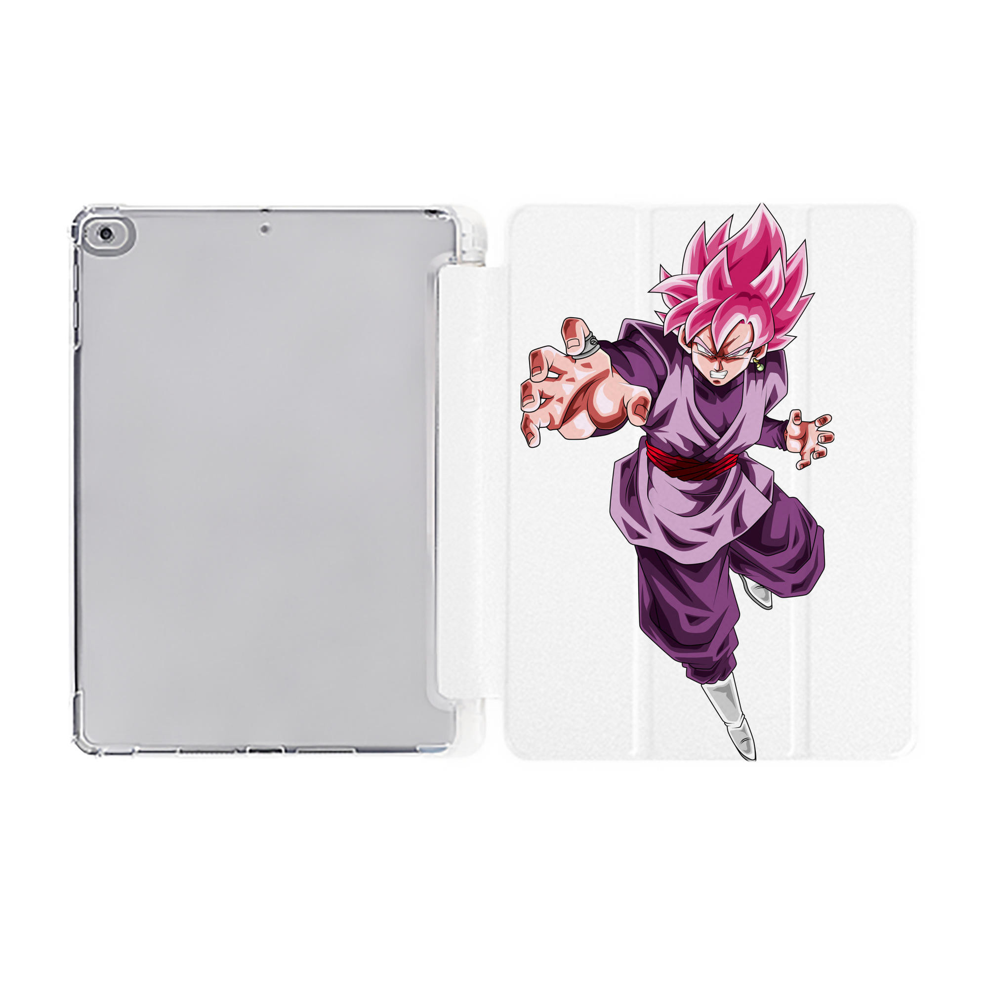 （画像用） ドラゴンボール ベジット DRAGON BALL Vegetto IPad ケース ペン収納付き 三つ折りスタンド PUレザー×シリコン 対応機種9.5/10.5/10.9インチ